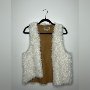 White Fur Vest